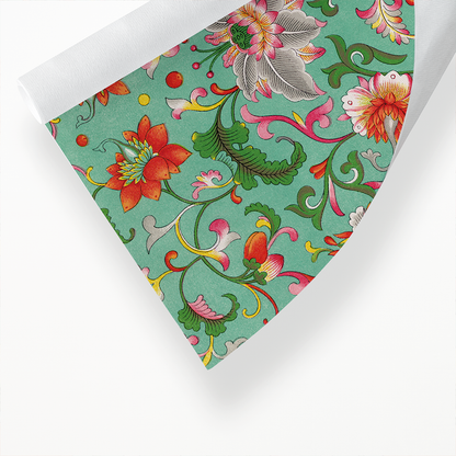 Colorful floral pattern - Art Print