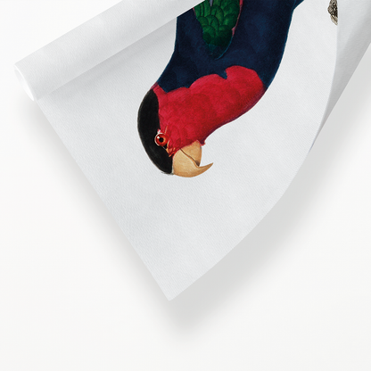 The Black-Capped Lory, Lorius lory II - Art Print