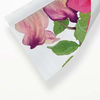 Pink Roses By Tanigami Kônan Art-Print