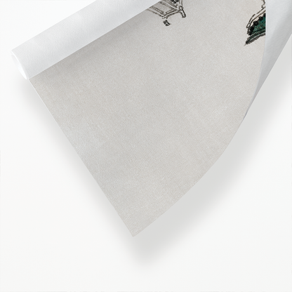 Japanese Architecture by Kōno Bairei - Art Print