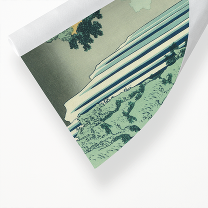 Ono Waterfall on the Kiso Road by hokusai - Art Print