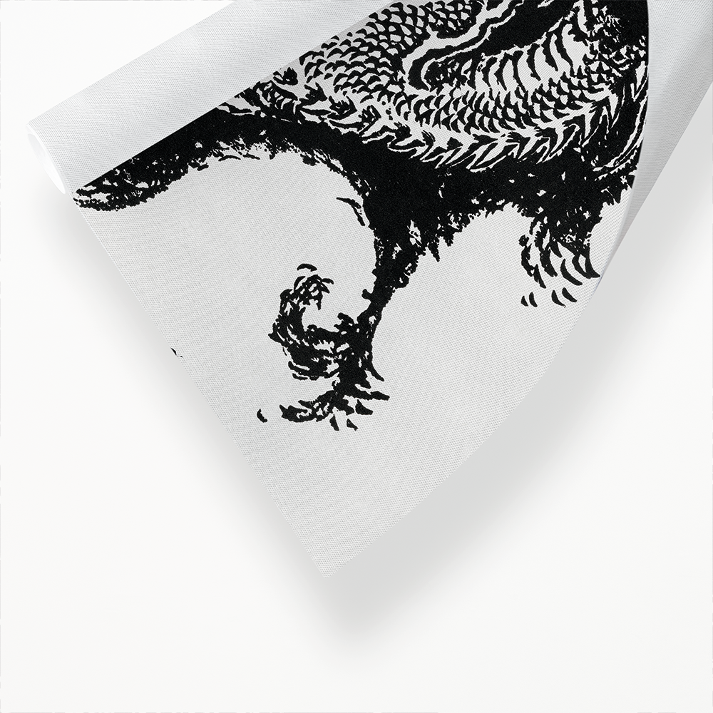 Japanese dragon by Shumboku - Art Print