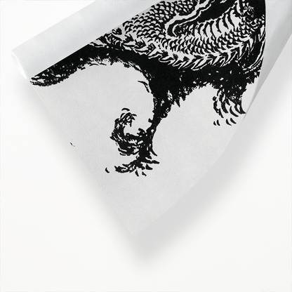 Japanese dragon by Shumboku - Art Print
