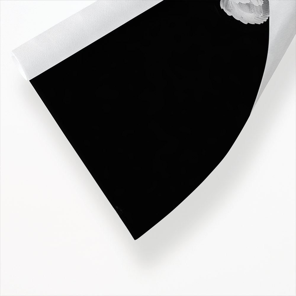 swan floating on water - Art Print