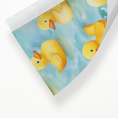 Pattern of duck in water - Art Print