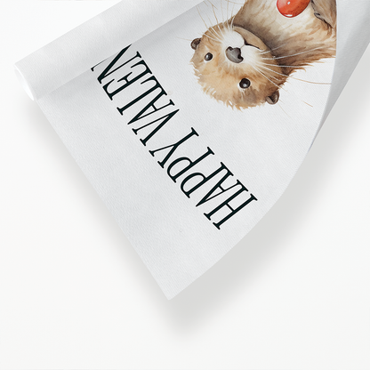 Valentine to my otter half - Art Print
