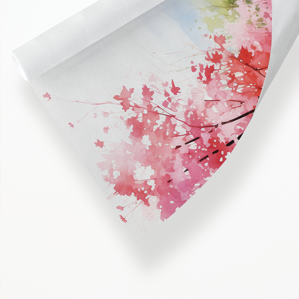 Spring landscape scene - Art Print