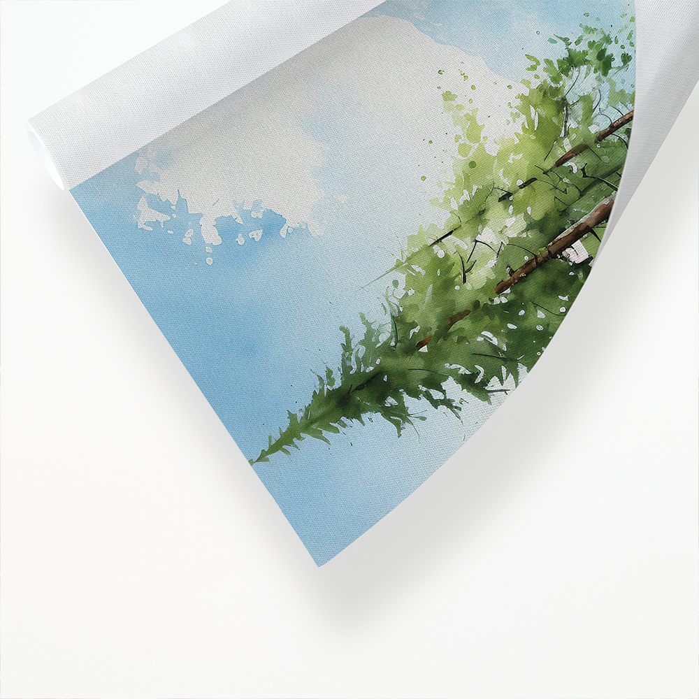 Summer landscape scene - Art Print