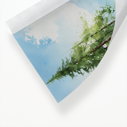 Summer landscape scene - Art Print