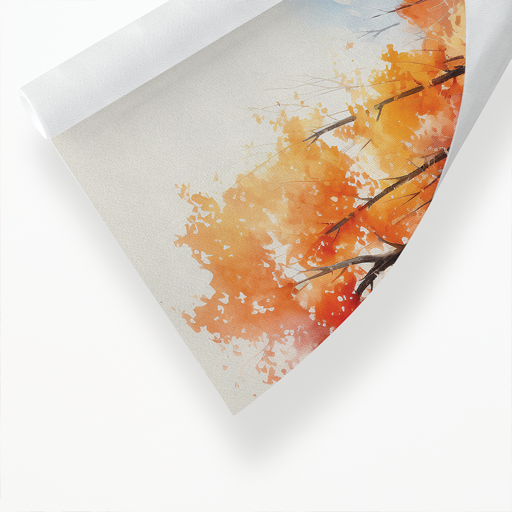 Fall landscape scene - Art Print