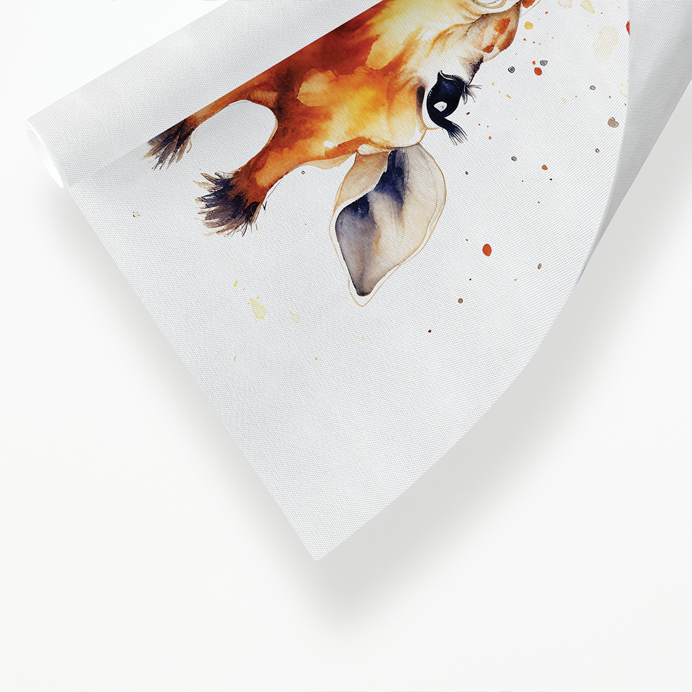 Watercolour giraffe - Art Print