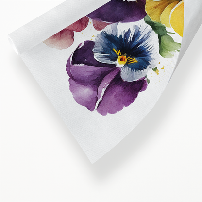 Pansies I - Art Print