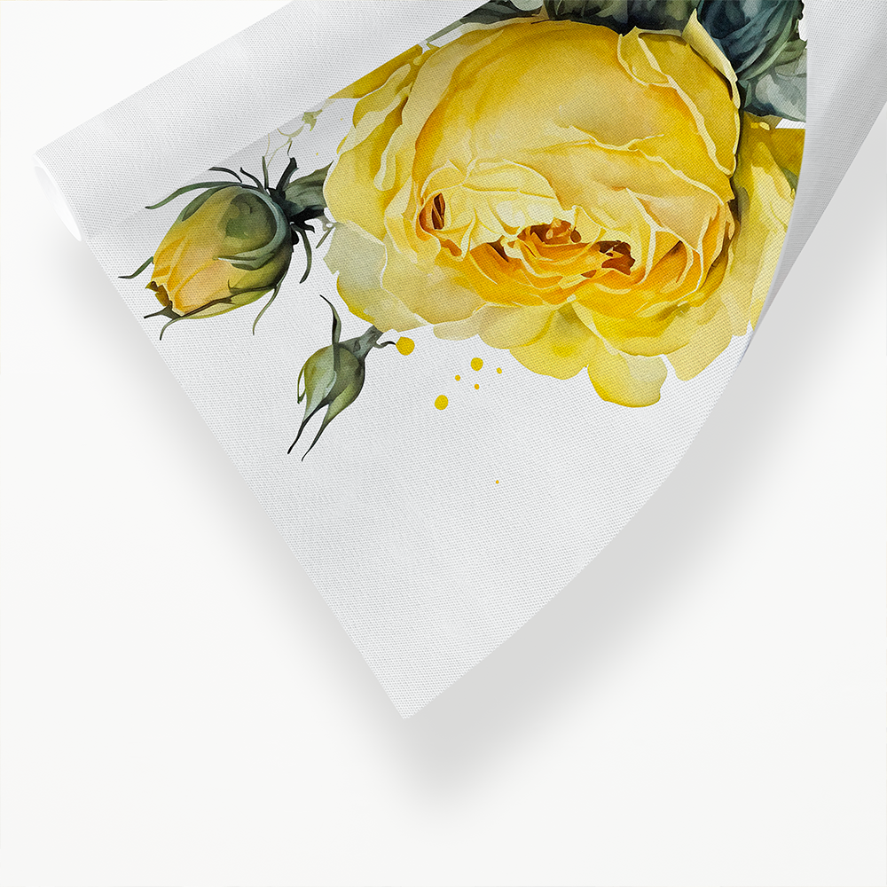 Yellow rose II - Art Print