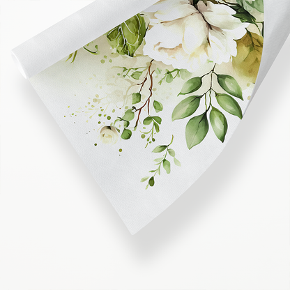 White rose IV - Art Print