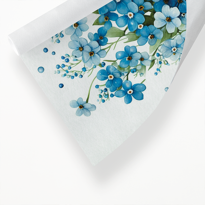 Thank you Forget me not  - Art Print