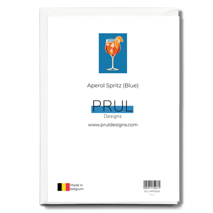 Aperol Spritz (Blue) - Greeting Card