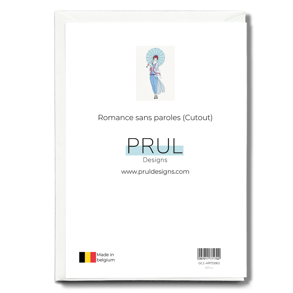 Romance sans paroles (Cutout) - Greeting Card