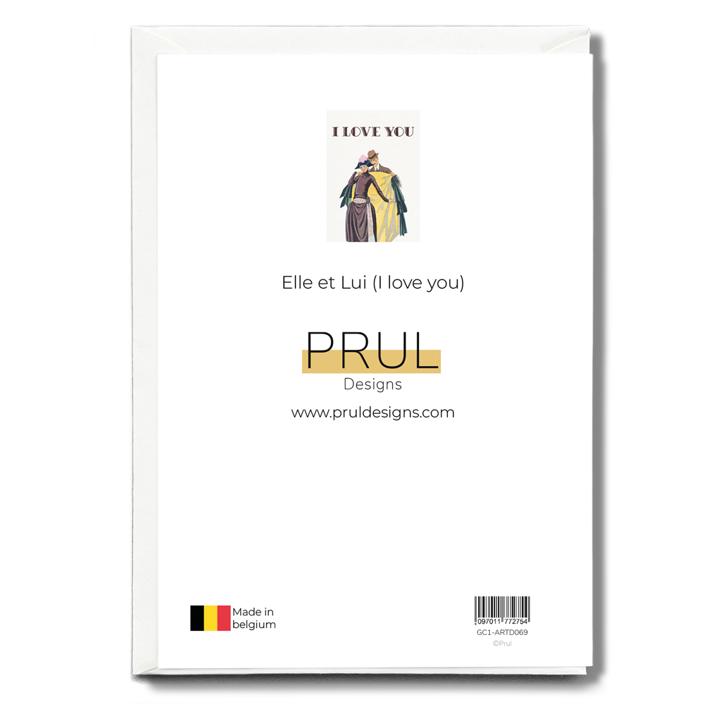 Elle et Lui (I love you) - Greeting Card