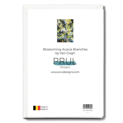 Blossoming Acacia Branches By Van Gogh - Greeting Card