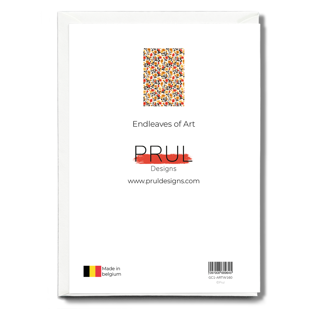 Endleaves of Art - Greeting Card