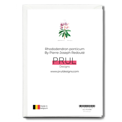Rhododendron ponticum By Pierre-Joseph Redouté - Wenskaart