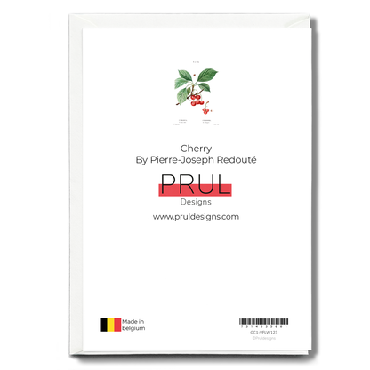 Cherry By Pierre-Joseph Redouté - Wenskaart