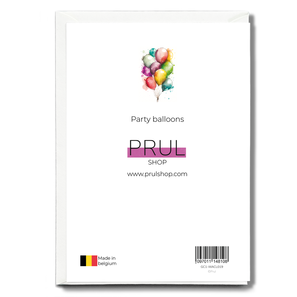 Party balloons - Greeting Card