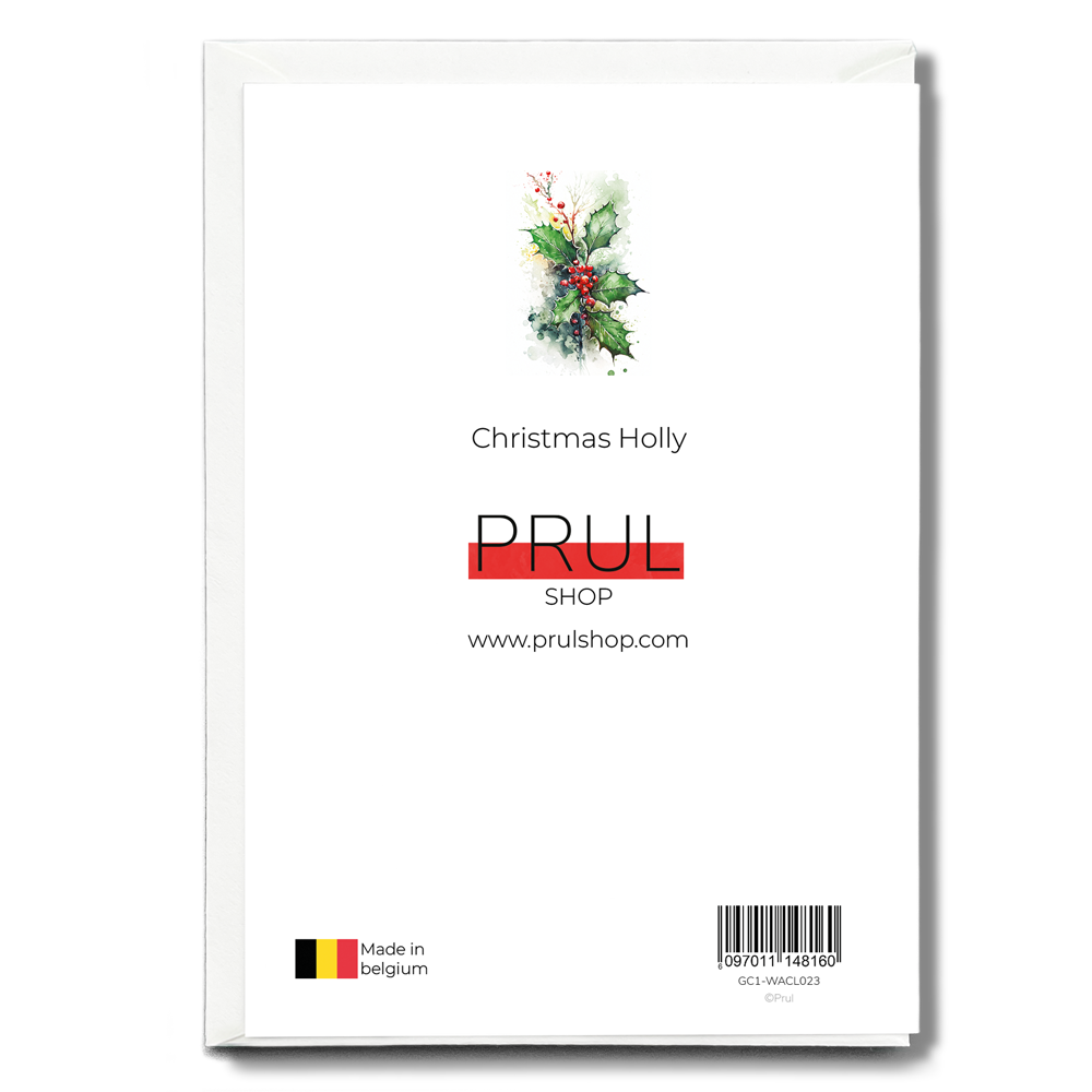 Christmas Holly  - Greeting Card