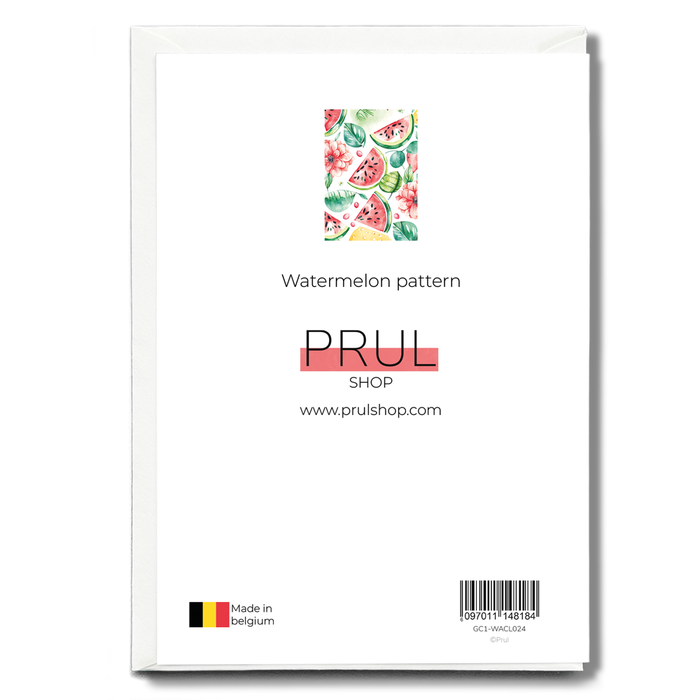 Watermelon pattern - Greeting Card