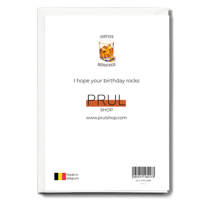 I hope your birthday rocks - Greeting Card