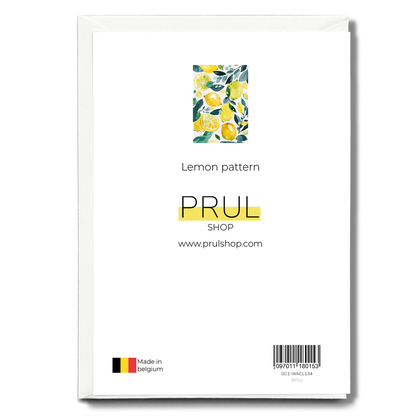 Lemon pattern - Greeting Card