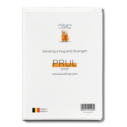 Sending a hug and Strength - Greeting Card