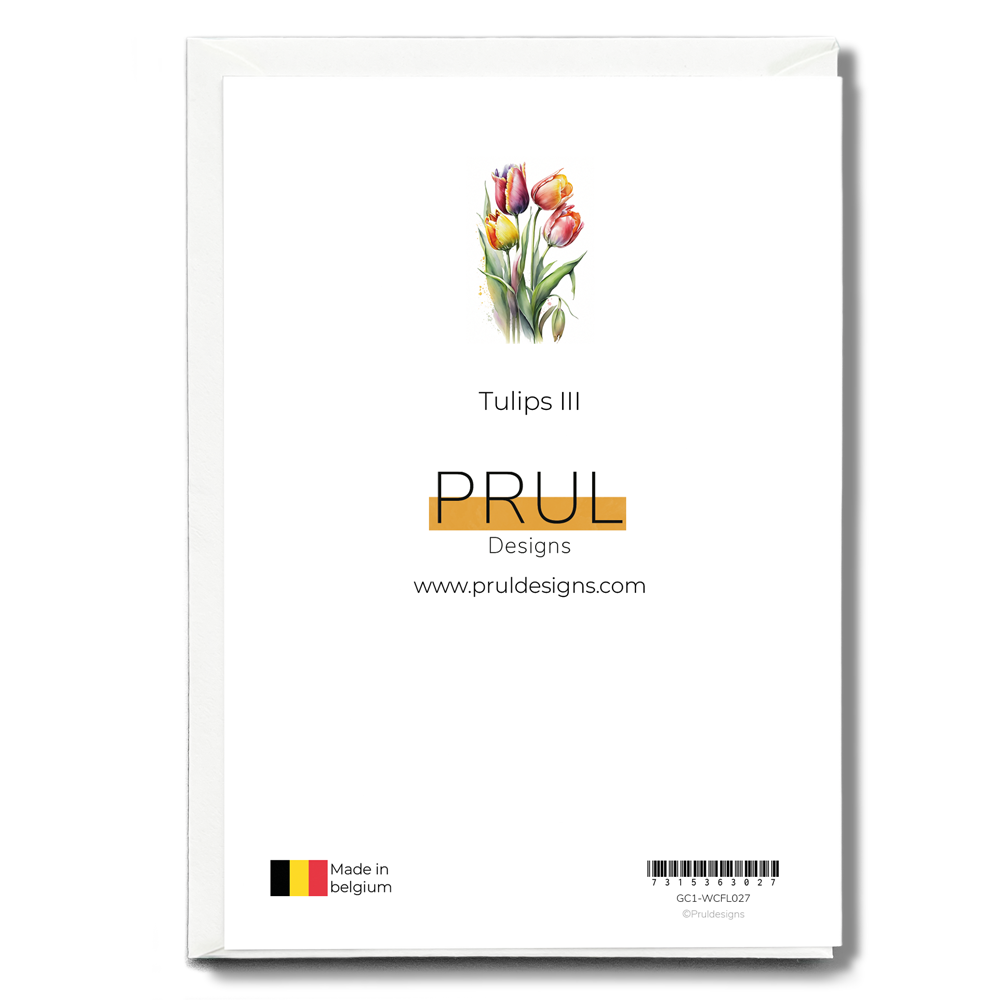 Tulips III - Wenskaart
