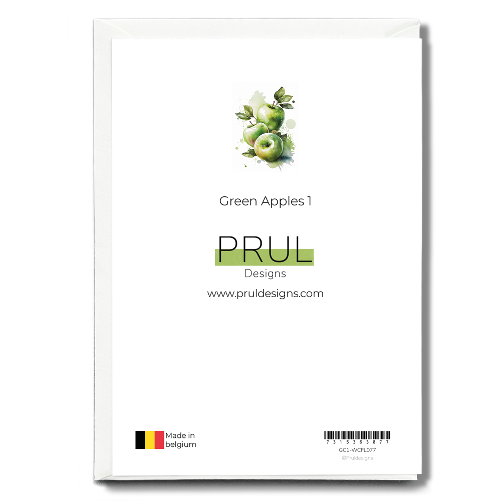 Green Apples 1 - Wenskaart