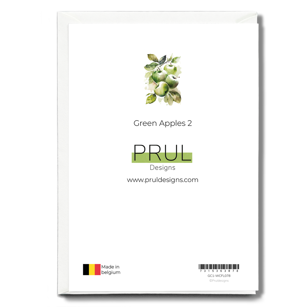 Green Apples 2 - Wenskaart