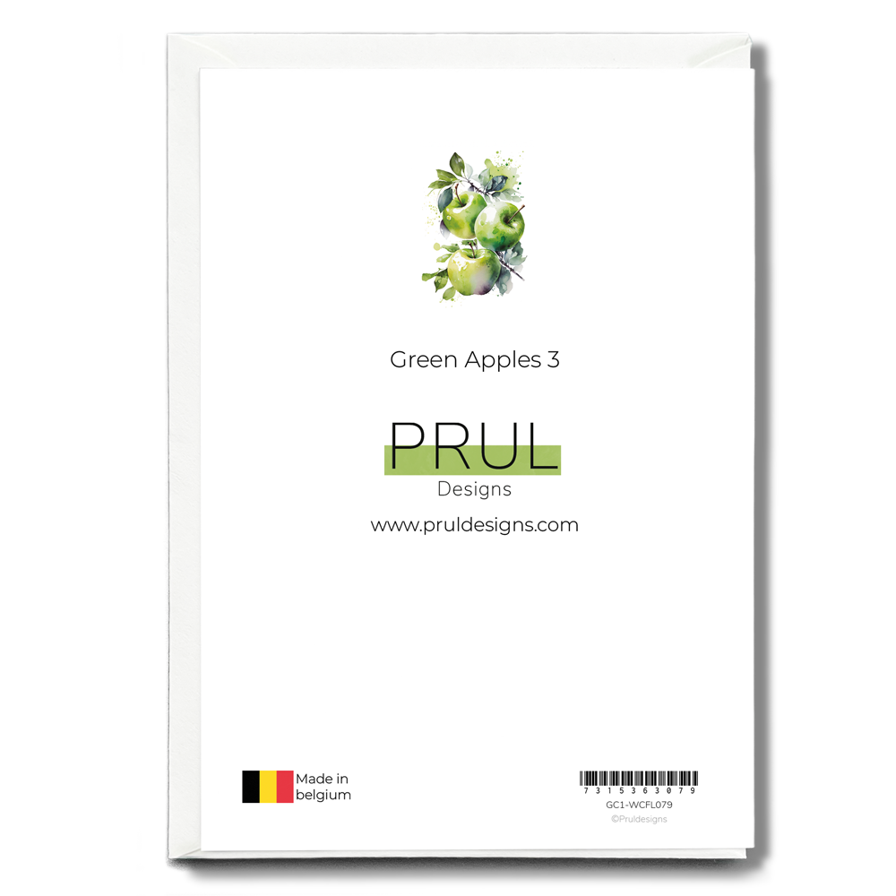 Green Apples 3 - Wenskaart