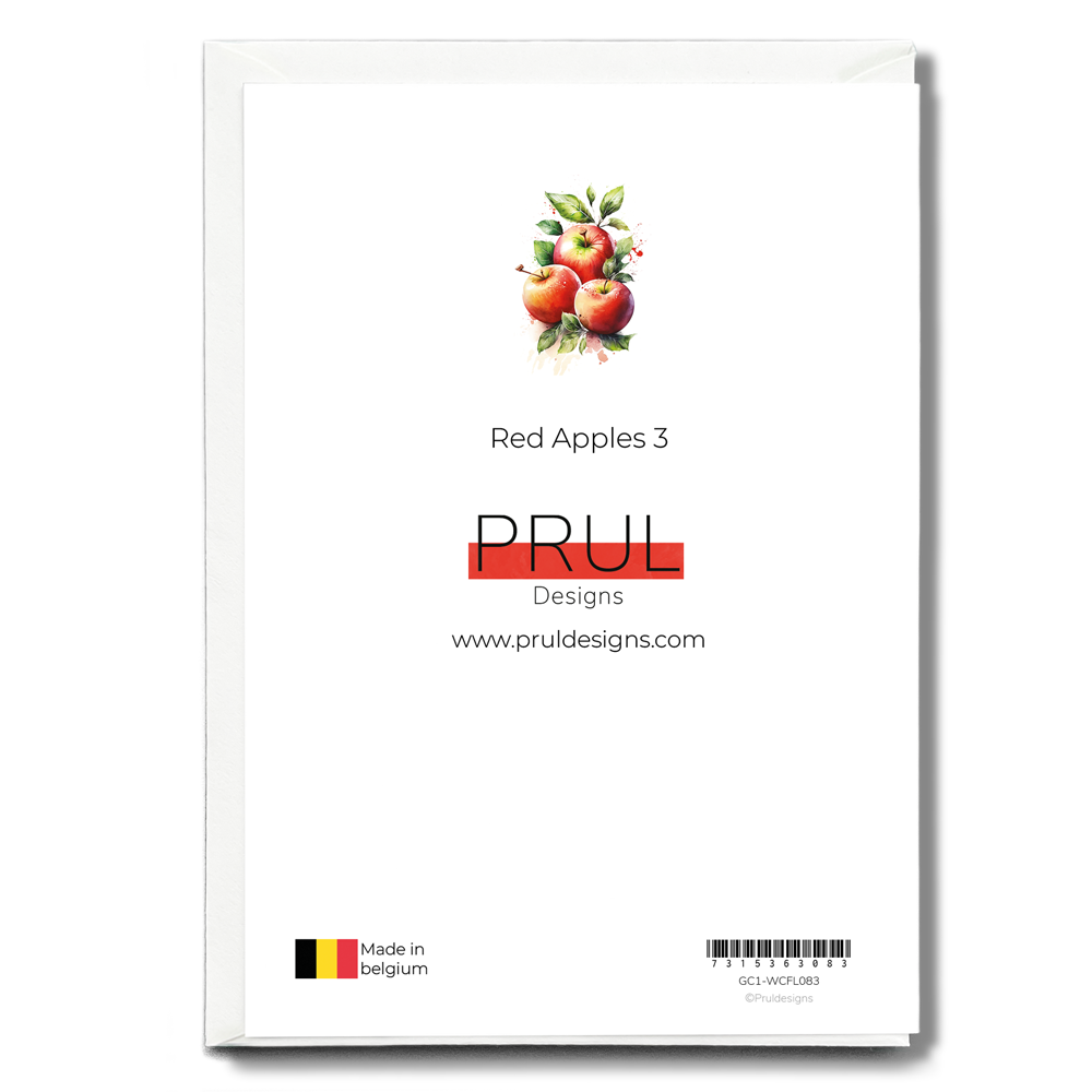 Red Apples 3 - Wenskaart