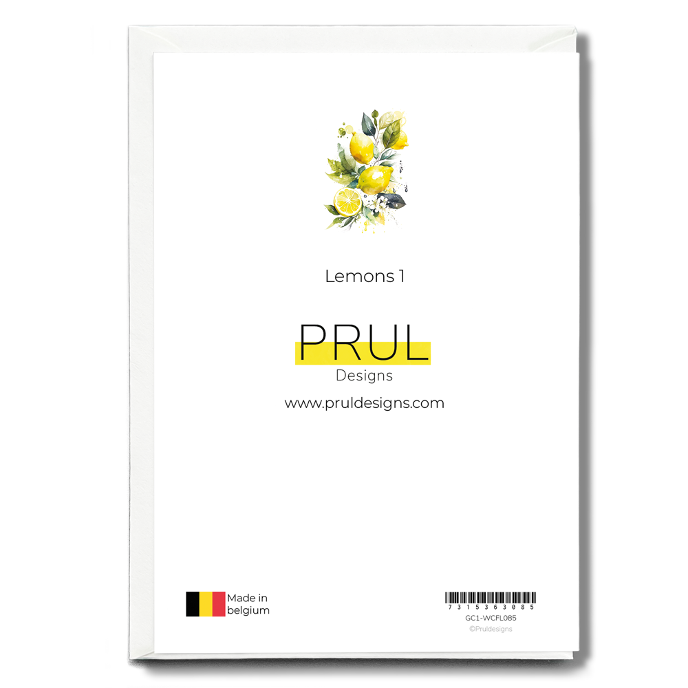 Lemons 1 - Wenskaart
