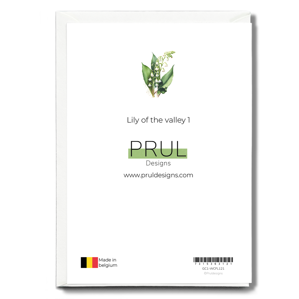 Lily of the valley 1 - Wenskaart