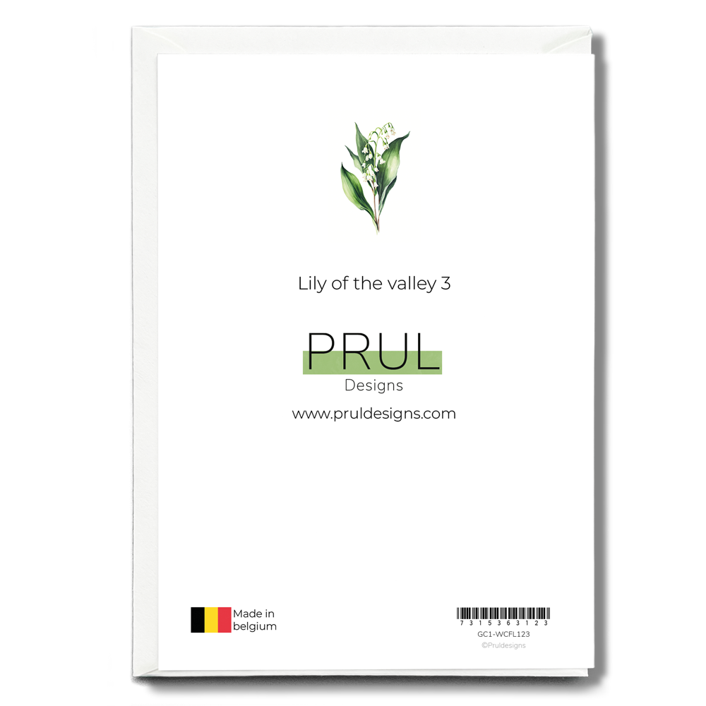 Lily of the valley 3 - Wenskaart