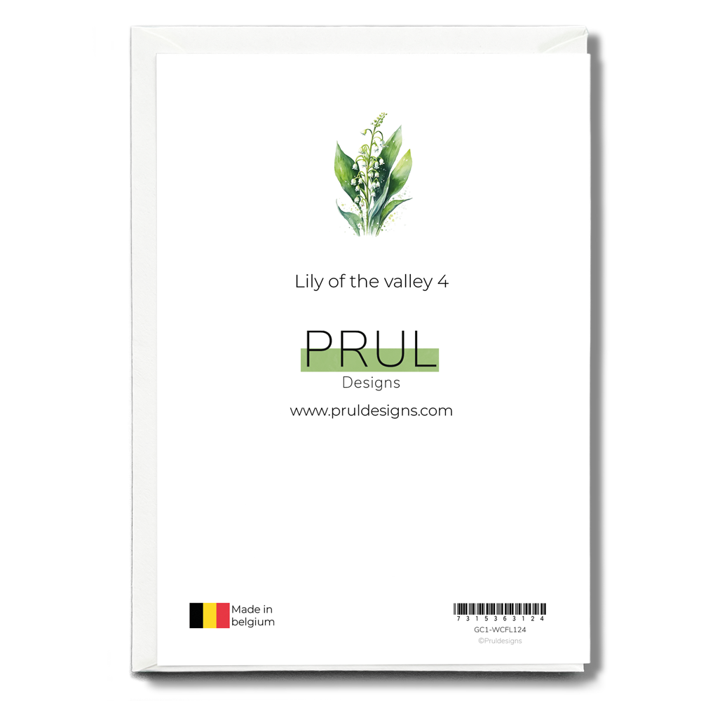 Lily of the valley 4 - Wenskaart