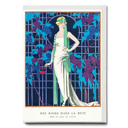 Des robes dans la nuit by George Barbier - Greeting Card