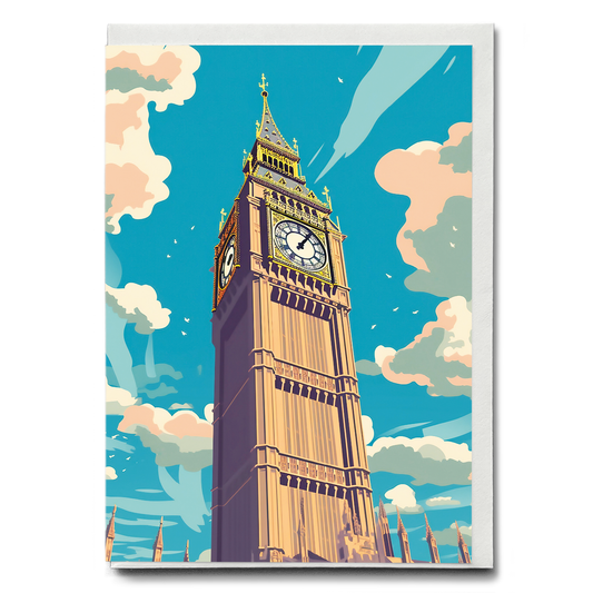 Big Ben during the day - Greeting Card