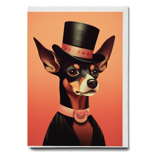 A gentleman chiwawa - Greeting Card