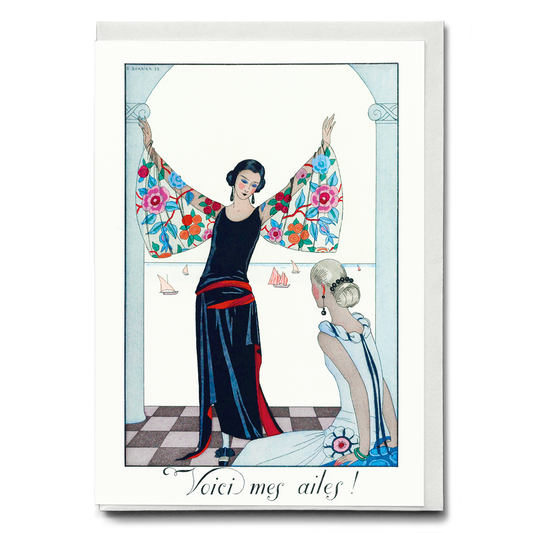 Voici mes ailes! - Greeting Card