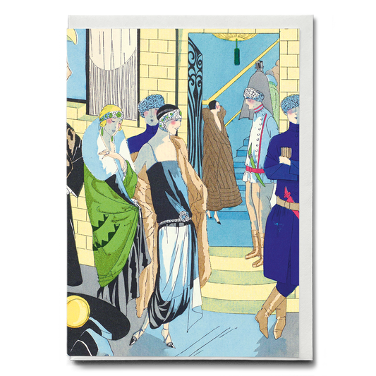 Beauté, Feuillets de l' élégance féminine - Greeting Card