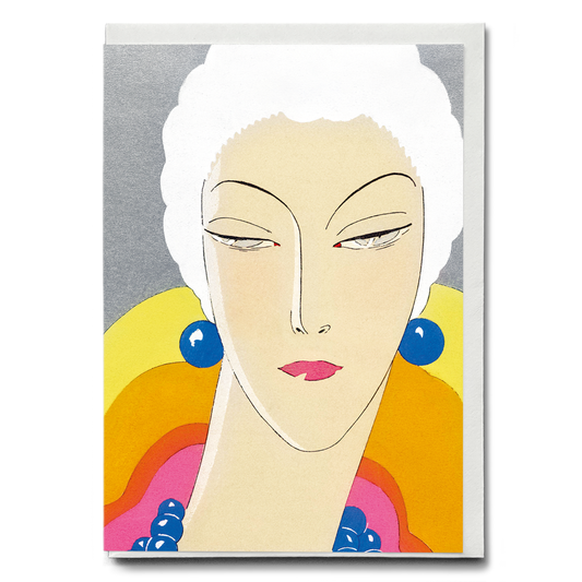 Cover of the fashion magazine Art-Goût-Beauté - Greeting Card
