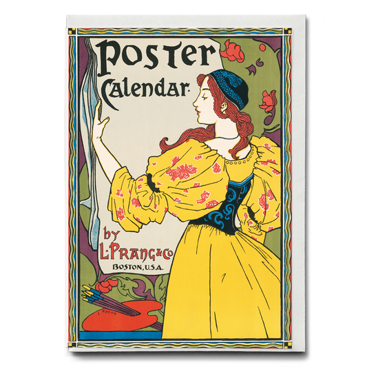 Poster calendar by L. Prang & Co - Greeting Card