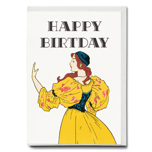Poster calendar by L. Prang & Co (Birthday) - Greeting Card