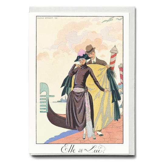 Elle et Lui - Greeting Card